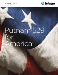 Putnam 529 for America - Putnam Investments