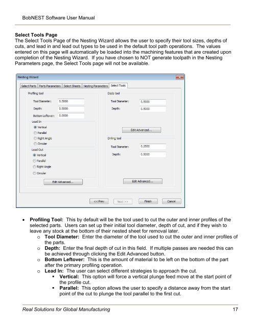 Nesting Manual - BobCAD-CAM