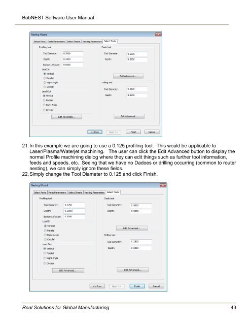 Nesting Manual - BobCAD-CAM