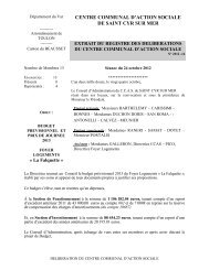 Budget prÃ©visionnel et prix de journÃ©e 2013-Foyer logements La ...