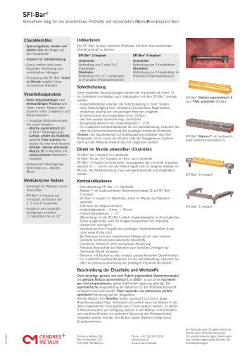 SFI-Bar® - Cendres Métaux