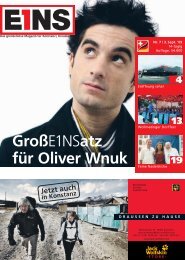 03. September `09 (PDF) - E1NS-Magazin