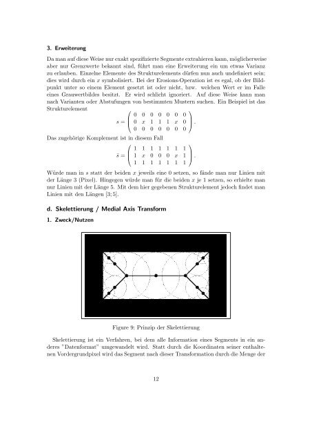 Morphologische Bildoperationen - Technische UniversitÃ¤t MÃ¼nchen