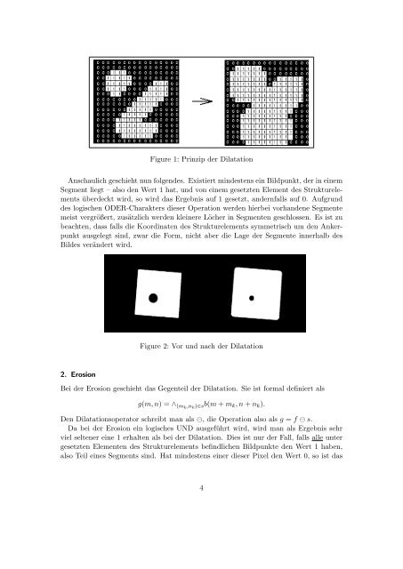 Morphologische Bildoperationen - Technische UniversitÃ¤t MÃ¼nchen