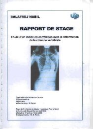 RAPPORT DE STAGE