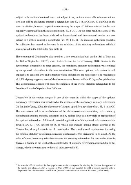 The Impact of Direct Democracy on Society - UniversitÃƒÂ¤t St.Gallen