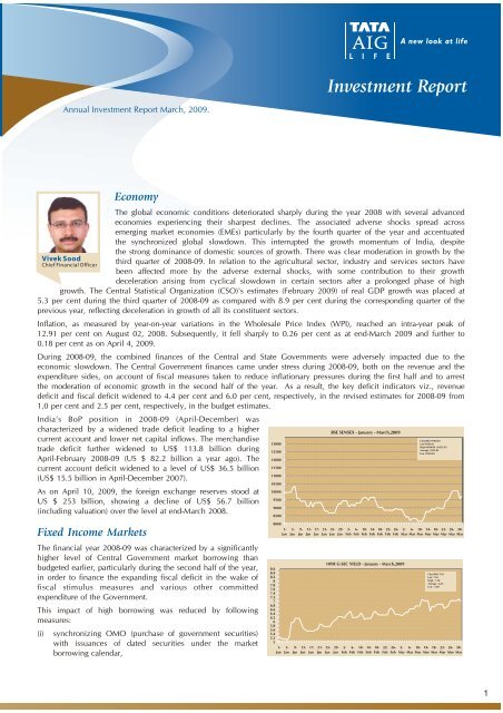 Annual Fund Reports - Apr '08 - Mar ' - Tata AIA Life Insurance