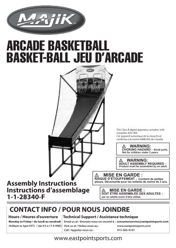 ARCADE BASKETBALL BASKET-BALL JEU D ... - EastPoint Sports