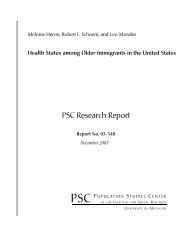 Health Status among Older Immigrants in the United States