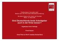 Deutschlands Beste Arbeitgeber 2010 - Great Place to Work Institute