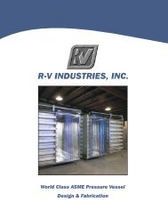 ASME Code Pressure Vessel Brochure - RV Industries