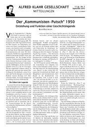 Der „Kommunisten-Putsch“ - Alfred Klahr Gesellschaft
