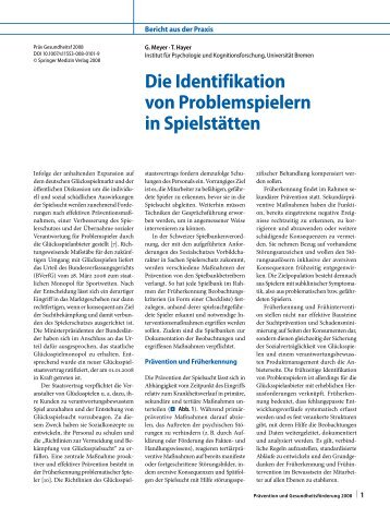Download PDF / 353 KB - Gerhard Meyer - UniversitÃ¤t Bremen