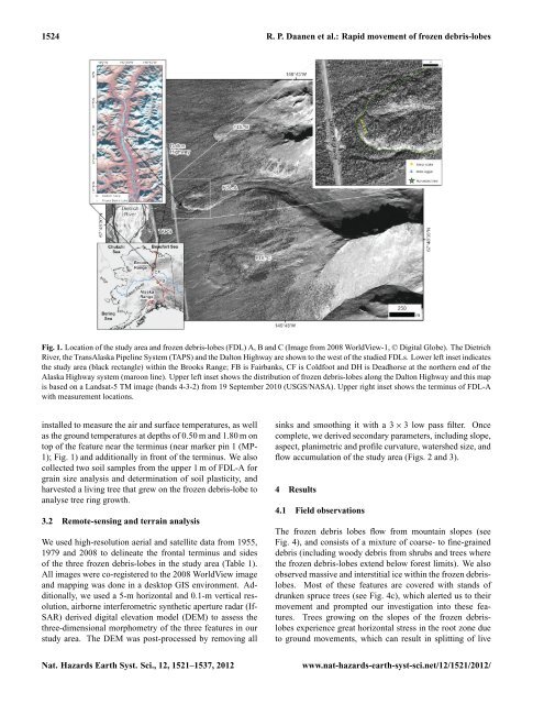 implications for permafrost degradation and slope instability in the ...