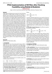 FPGA Implementation of IIR Filter after Checking Feasibility ... - iject