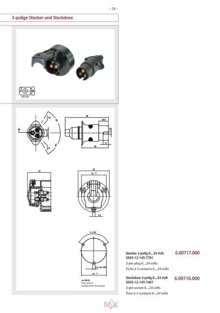 Electrical coil program 12 Volt program 24 Volt program Extra ...