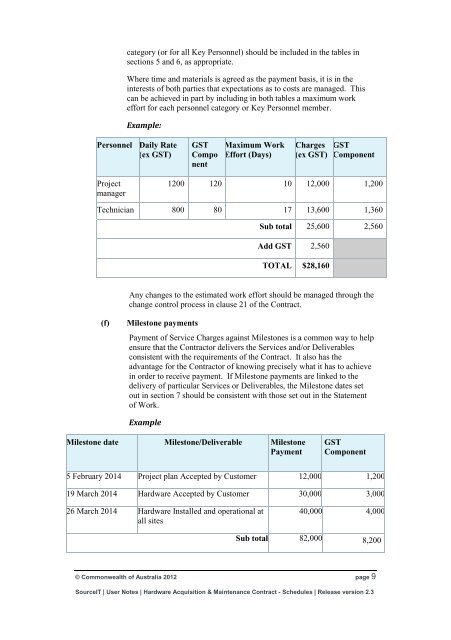 Hardware Acquisition and Maintenance Contract - Australian ...