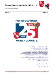 Freundschaftskreis Mainz-Dijon e. V.