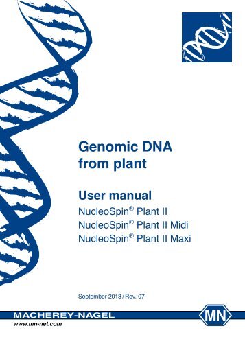 NucleoSpinÃ‚Â® Plant II Midi / Maxi - Macherey Nagel