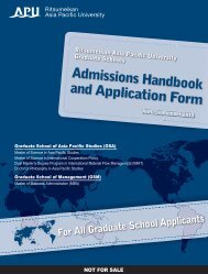 Admissions Handbook and Application Form