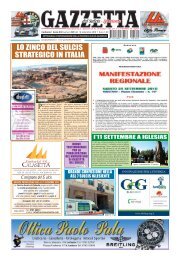 LO ZINCO DEL SULCIS STRATEGICO IN ITALIA - Gazzetta del ...