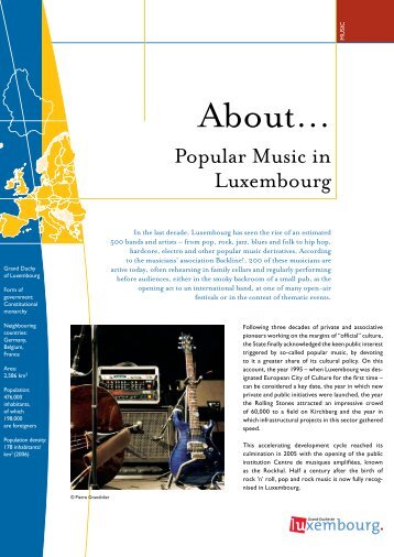 Popular Music in Luxembourg - Gouvernement du Grand-DuchÃ© de ...