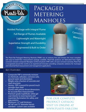 PM-3.01.10 - Packaged Metering Manholes.pdf - Plasti-Fab, Inc.