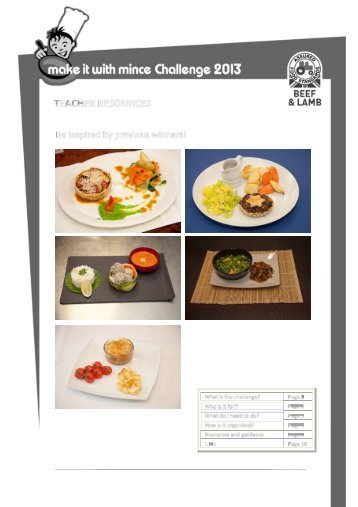 Teacher information Pack - Simply Beef and Lamb