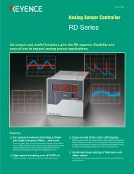 Keyence Analog Sensor Controllers RD Series