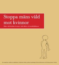 Stoppa mäns våld mot kvinnor - Nacka kommun