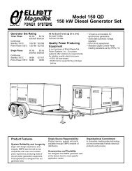Model 150 QD 150 kW Diesel Generator Set - Western Machinery ...