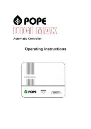 Operating Instructions - Pope Products