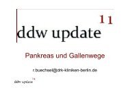 Pankreas und Gallenwege - DDW Update 2013