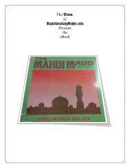 The Mahdi-e-Maud AS - Khalifatullah Mehdi