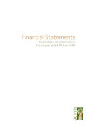 Financial Statements - Australian College of Rural and Remote ...