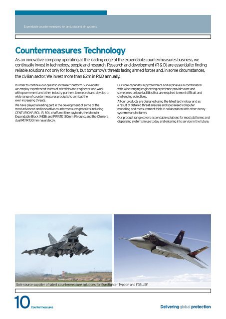 Countermeasures brochure - Chemring Group PLC