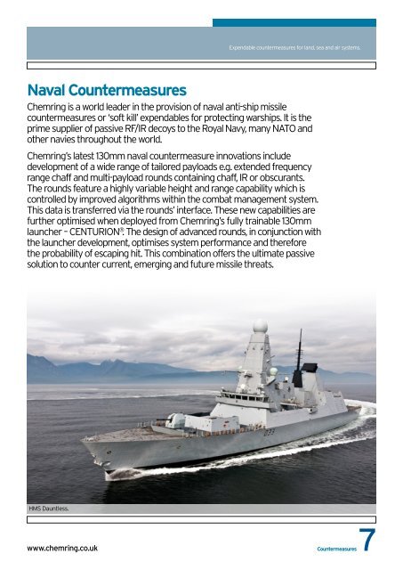 Countermeasures brochure - Chemring Group PLC