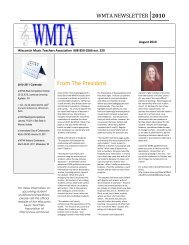 August 2010 - WMTA