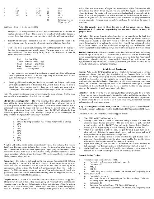 Musashi 8 Marq Board Instructions - Mcarterbrown.com