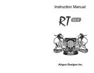 Air Gun Designs RT ULE Tac One Manual