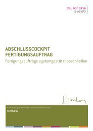 abschlusscockpit fertigungsauftrag - All for One Midmarket AG