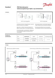 sekvensstyring av kjøle - varme.danfoss.no - Danfoss