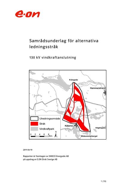 SamrÃ¥dsunderlag fÃ¶r alternativa ledningsstrÃ¥k - E-on