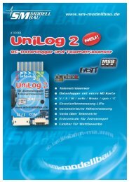 SM Anleitung UniLog 2 v1.09 - SM-Modellbau