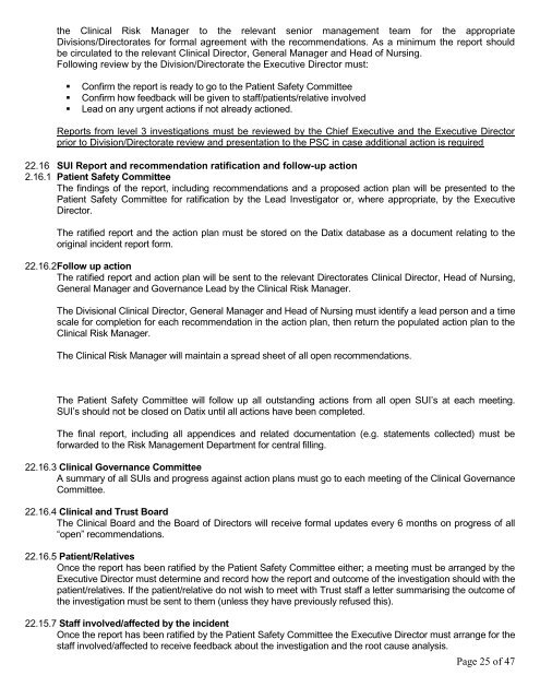 Incident reporting policy - Homerton University Hospital