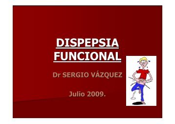 Dispepsia funcional - ClÃ­nica de GastroenterologÃ­a.
