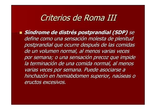 Dispepsia funcional - ClÃ­nica de GastroenterologÃ­a.