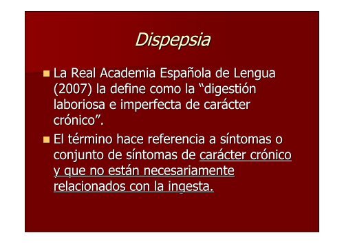 Dispepsia funcional - ClÃ­nica de GastroenterologÃ­a.