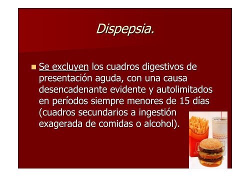 Dispepsia funcional - ClÃ­nica de GastroenterologÃ­a.