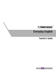 Download an Everyday English Teacher Guide PDF Sample